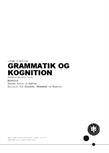 Grammatik og kognition. FS19